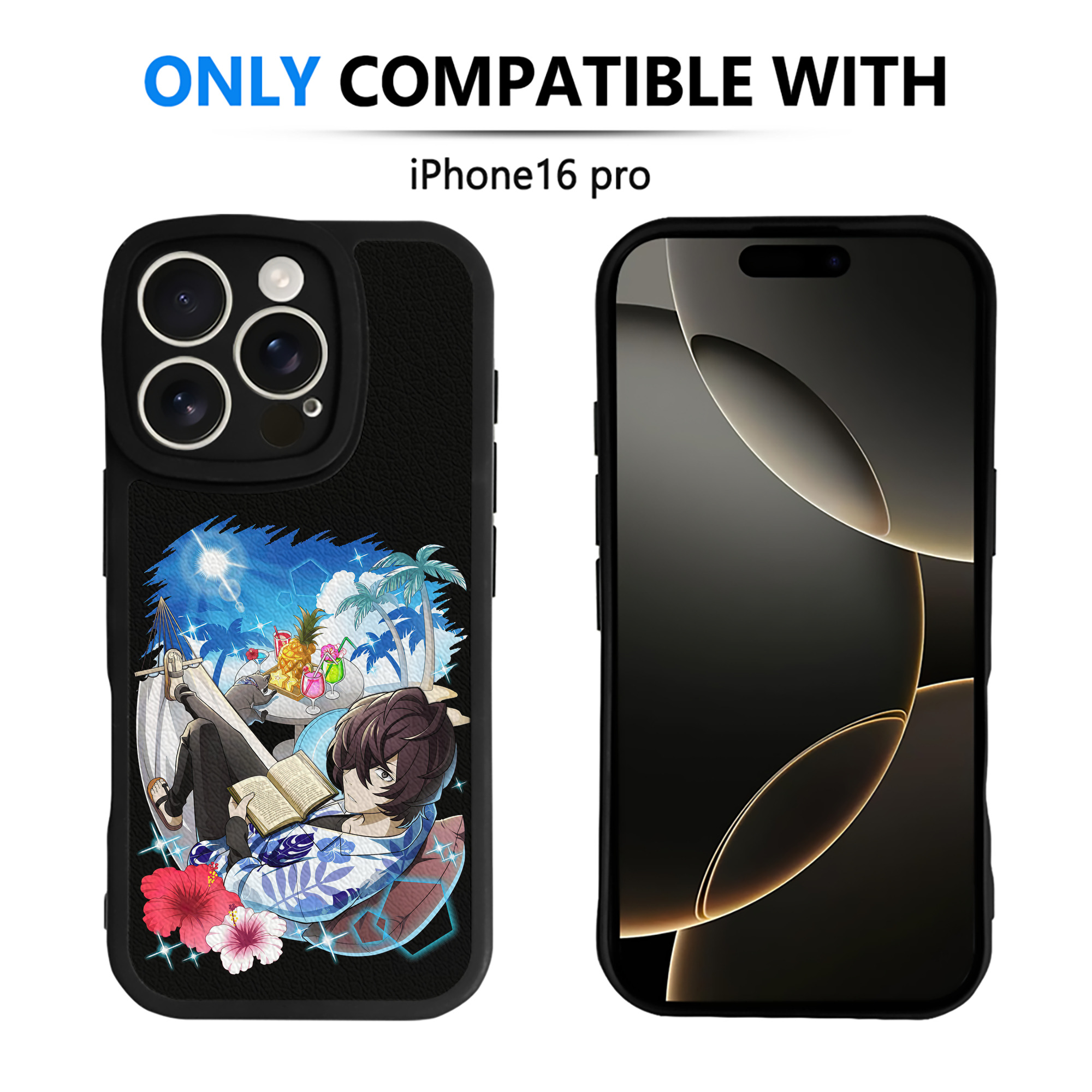 （画像用） 文豪ストレイドッグス Bungo Stray Dogs 【iPhone 16シリーズ対応】シリコンスマホケース（レザー調） 材質：シリコン